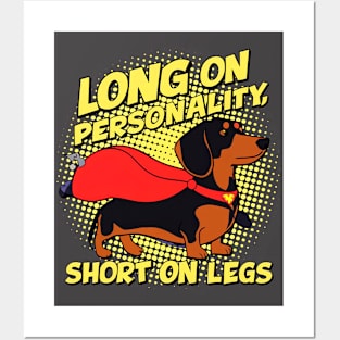 Long on personality cute dog Posters and Art